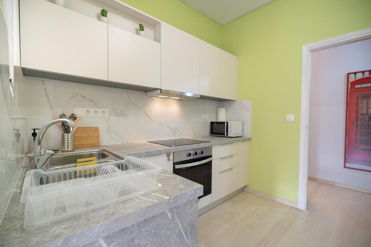 Agios Ioannis Metro St. 2 Bedrms 6 Pers. Apartment Aten Exteriör bild